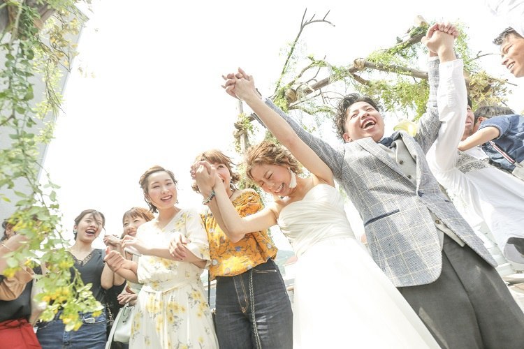 ガーデンウエディングでふたりらしい結婚式になりました