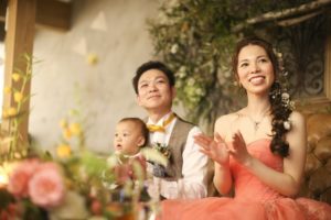 ソファ高砂ならお子さんと一緒のファミリーウエディングでも安心して楽しめる