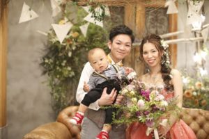 ファミリーウエディングはお子さんとたくさんお写真を残して大切な思い出