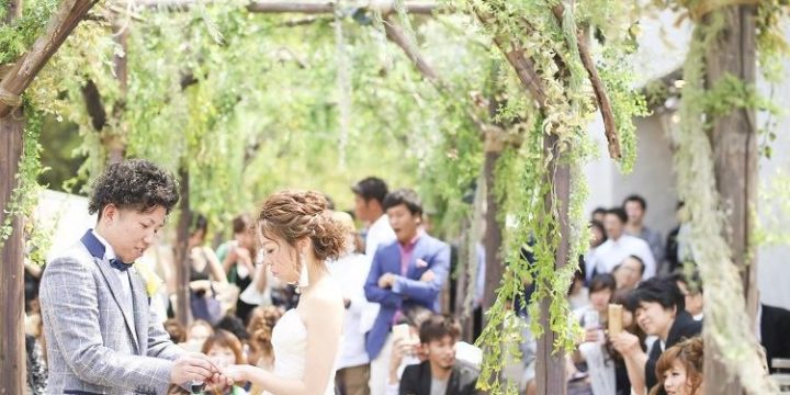 春婚・秋婚のプレ花嫁必見◎＊ガーデンウェディング＊で心に残る人前式を