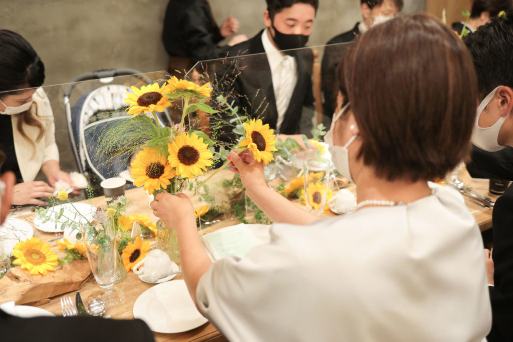 香川県高松市の結婚式場|おしゃれなフォトウェディングならリュバン(Ruban)|ひまわりウェディング