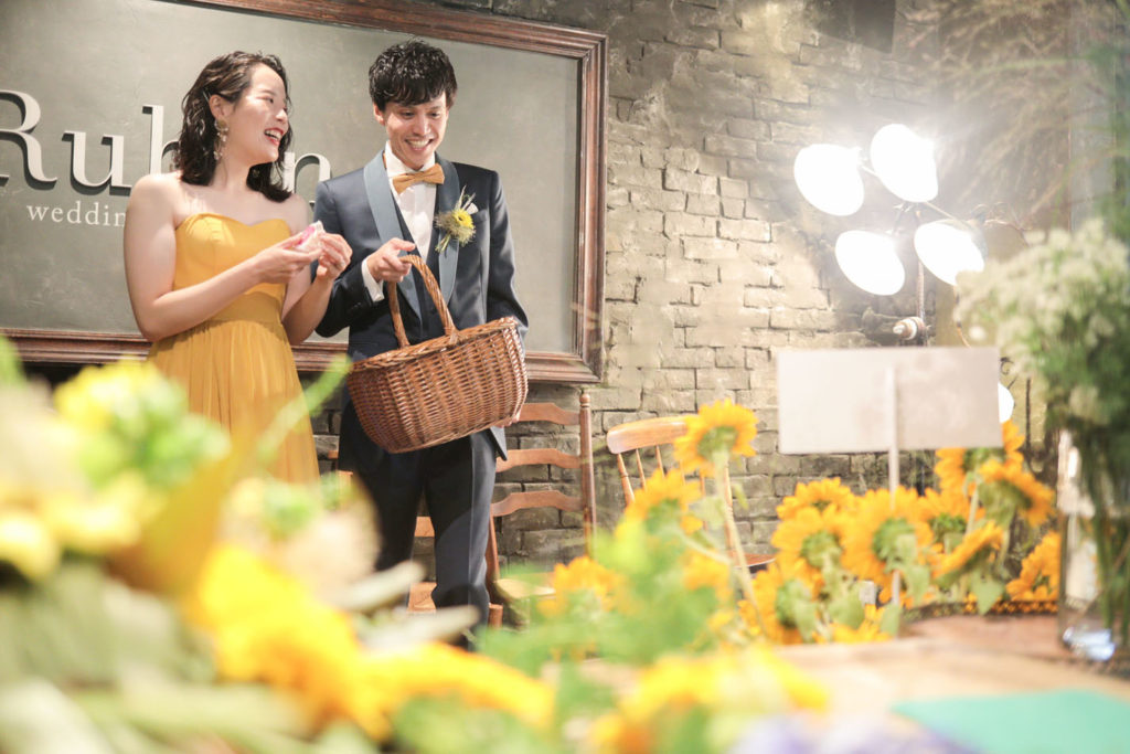 香川県高松市の結婚式場|おしゃれなフォトウェディングならリュバン(Ruban)|ひまわりウェディング