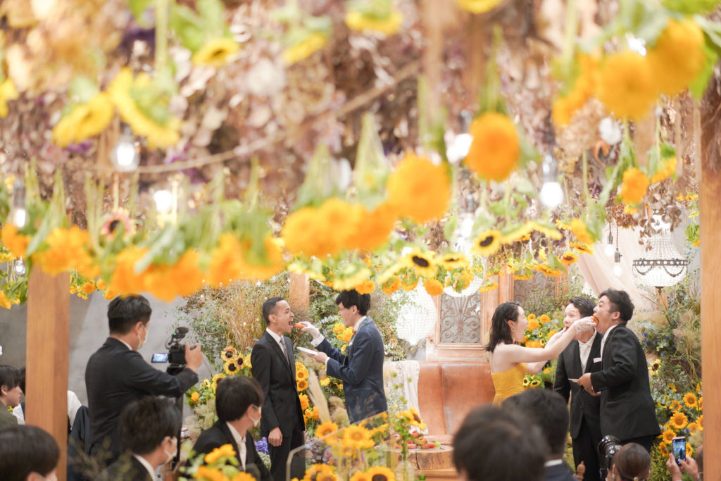 香川県高松市の結婚式場|おしゃれなフォトウェディングならリュバン(Ruban)|ドーナツタワー|ウェディングケーキ